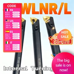 S16Q-MWLNR08 S18R-MWLNR08 S20R-MWLNR08 S32T-MWLNR08ภายในเครื่องมือกลึงผู้ถือ WNMG08แทรกเครื่องกลึงบาร์ CNC ตัดชุดกดสิว
