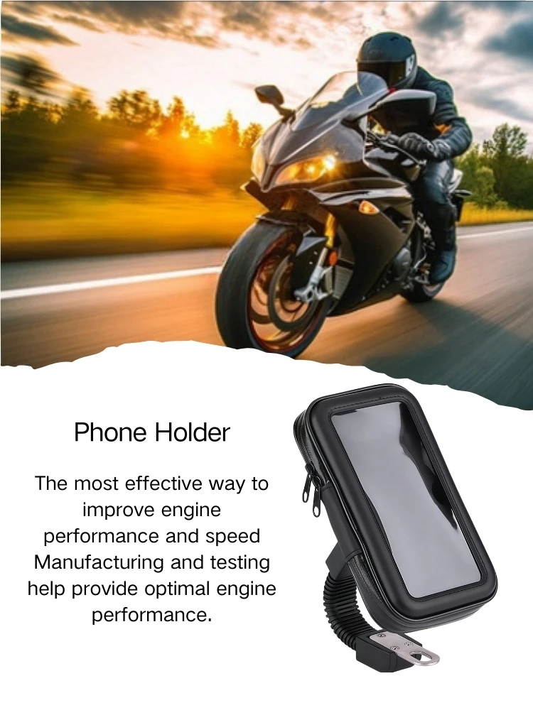 AliExpress NONE 6.3 Inch Waterproof Touch Screen Phone Holder 360 Degree Rotatable Mount For Motorcycle Bicycle Scooter
