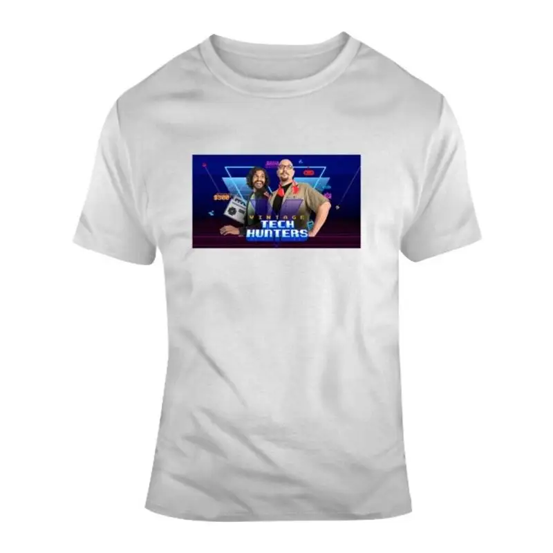Vintage Tech Hunters Fun Tv Show Video Games Retro Fan T Shirt