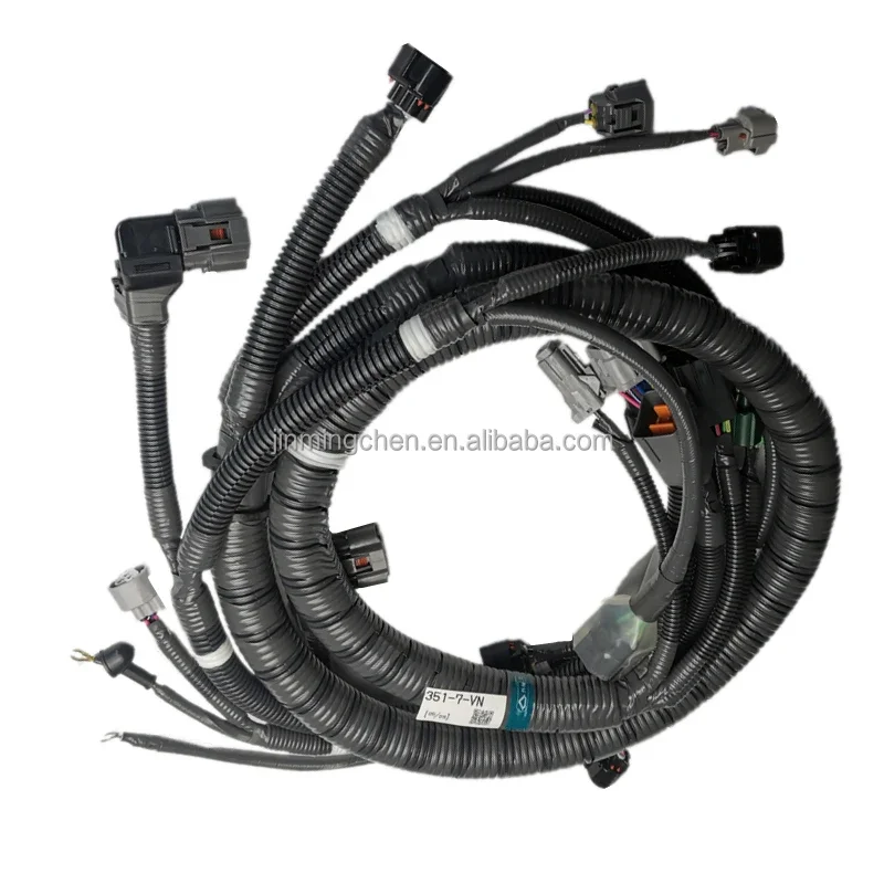 Genuine Excavator Spare Parts Engine Wire Harness 87379353 91746414 For CX290B CX300B CX350B CX360B