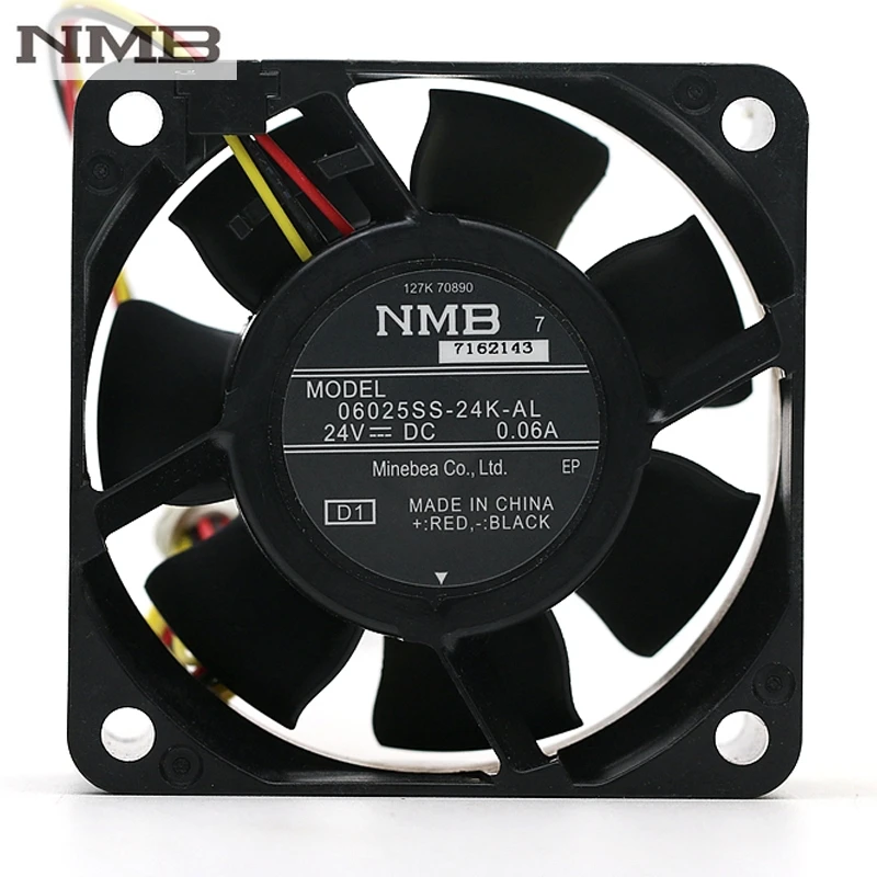 

Original For NMB 06025SS-24K-AL 6025 6cm DC Brushless cooling fan 24V 0.06A blower 4000RPM