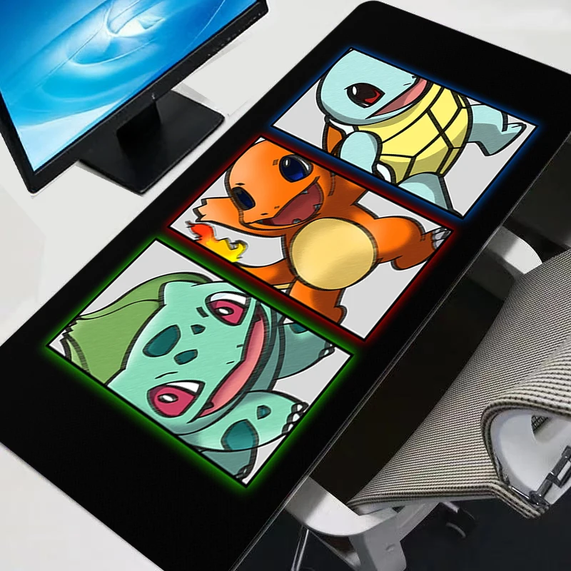 Muismat Anime Gaming Accessoires Muismat Gamer PC Completo Computer Toetsenbord Pokemon Pikachu Bureaumat Varmilo Muismatten