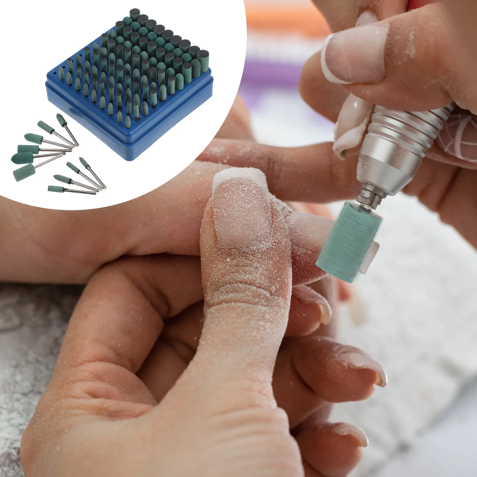 

1 set Rubber Grinding Set Sanding Bits for Plastic Rotary Tool Polishing Stones Abrasive Mounted Wheel Carving