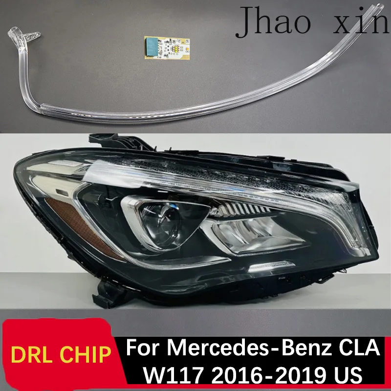 

DRL Lamp for Mercedes-Benz CLA W117 White Light 2016-2019 US Version Ballast Car Headlight DRL CHIP Tube Angel Eye Circuit Board