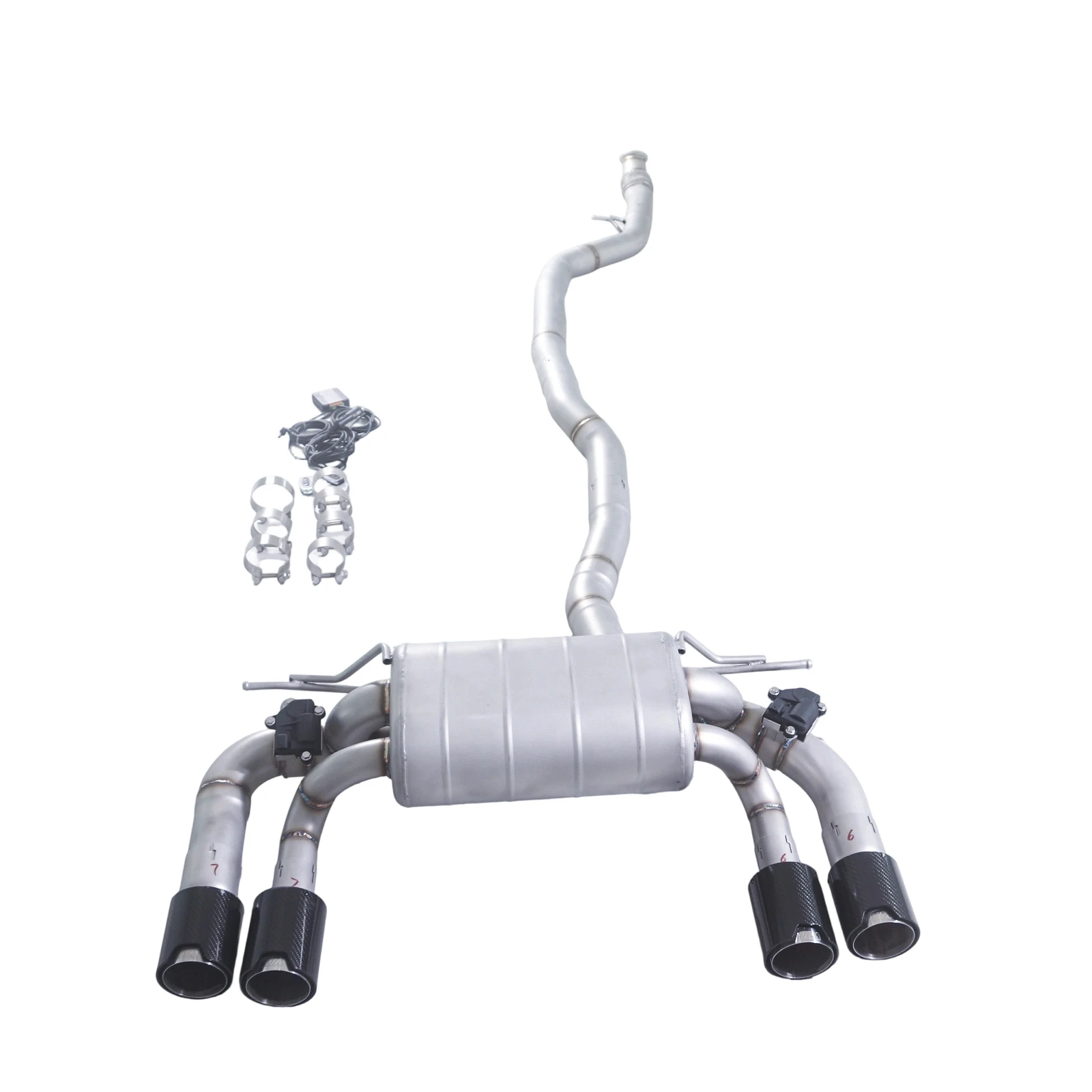 

GFC Catback Exhaust Muffler for 2015-2018 BMW M2 F87 N55 3.0T Car Electric Valve Exhaust System constructed with SUS304 Pipe