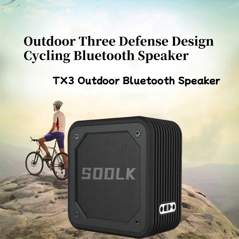 

Caixa De Som Bluetooth Speaker with IPX7 Waterproof Subwoofer 8 Hours Playback Bluetooth 5.0 1800mAh Battery Audience Boom Box