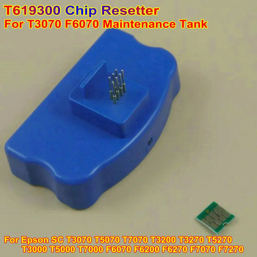 Imagem -02 - Manutenção Tanque Resetter Chip Ferramenta para Epson F6070 F6200 F7070 F7000 F7100 F7000 F6000 F9200 Resíduos Tanque de Tinta Redefinir Chip