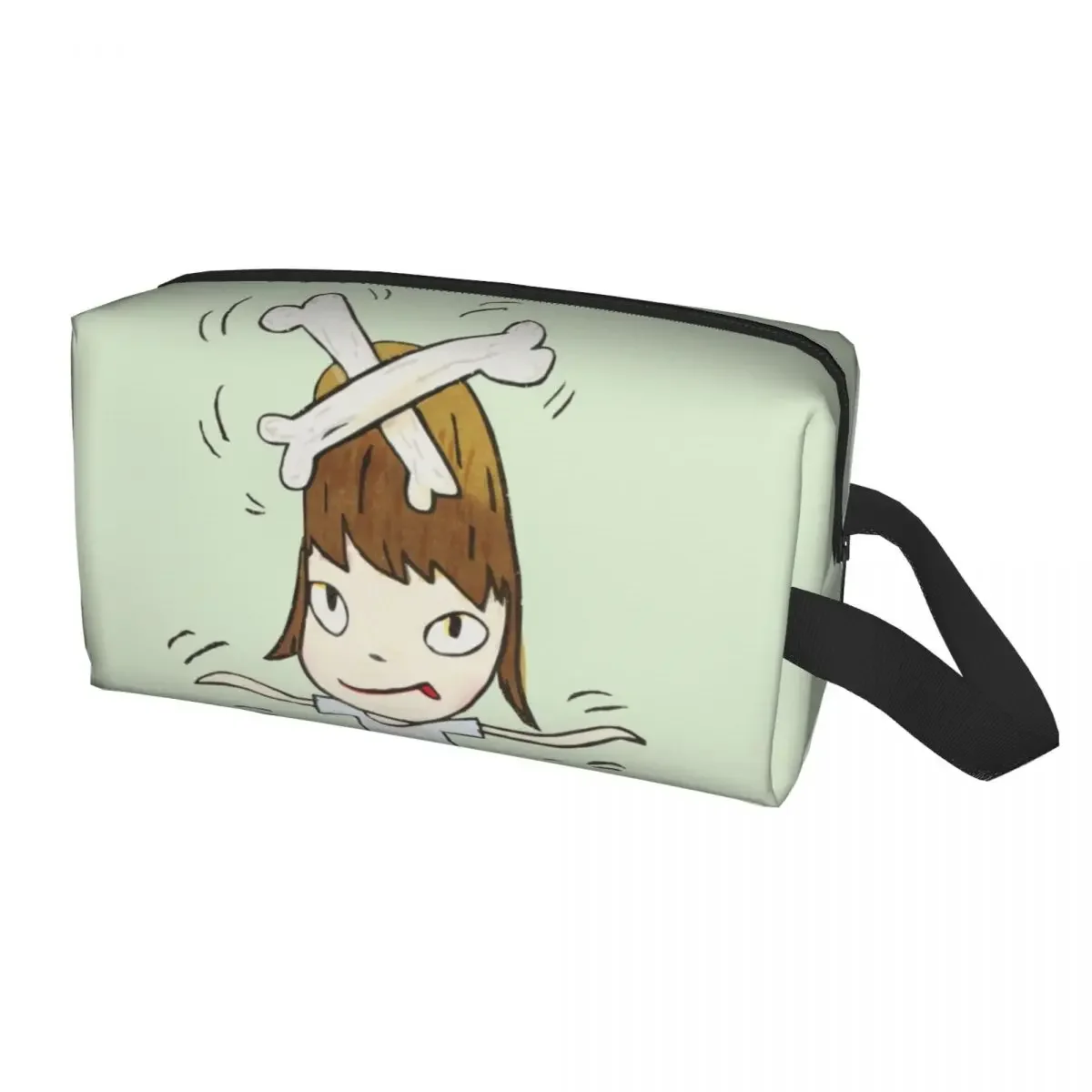 Japan Manga Art Yoshitomo Nara Makeup Bag Women Travel Cosmetic Organizer Fashion Storage Toiletry Bags