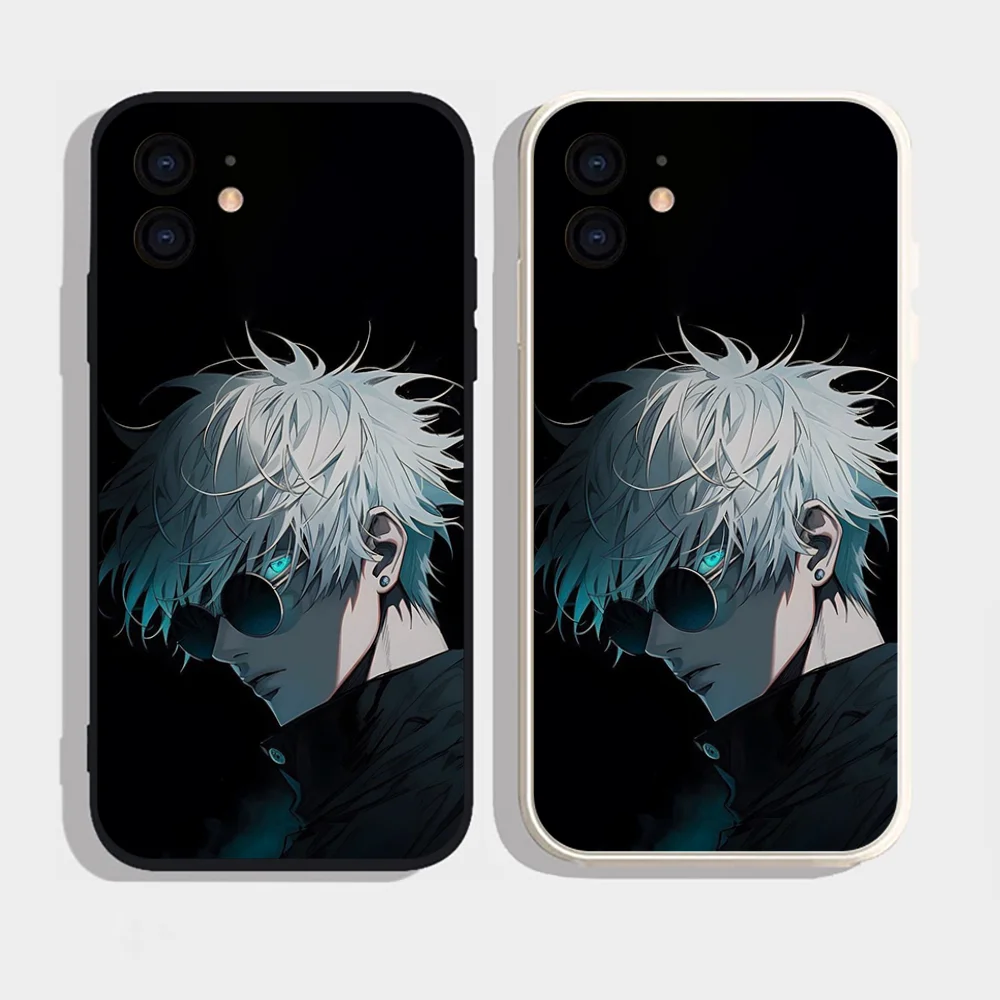

Epc J-Jujutsu K-Kaisen G-Gojo Anime Phone Case Silicone Soft For IPhone 16 15 14 13 12 11 Plus Pro Max Plus