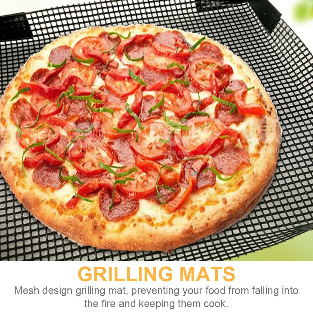 Bbq Grill Mat Non-Stick Mesh Barbecue Accessories Reusable Grill Pad for Steak Pork Seafood Vegetables Baking Tools view 6
