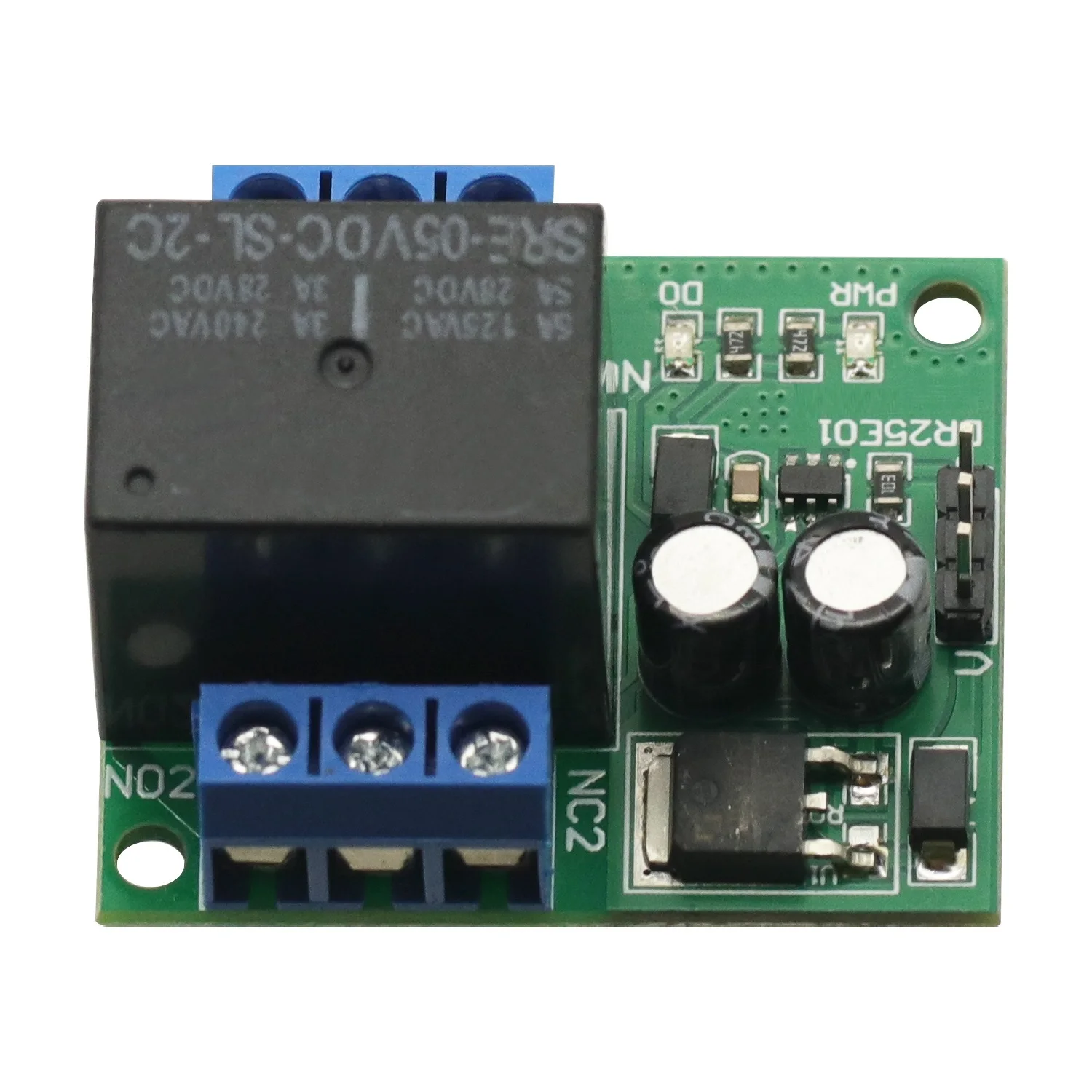 DC 6V-24V Relay Module Self-Locking DPDT Relay Module Double Pole Double Throw Bistable Relay Switch Board for Arduino