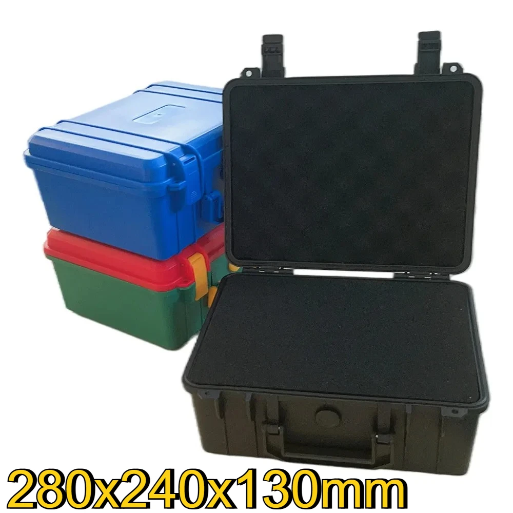 280x240x130 مللي متر صندوق أدوات مقاوم للماء صندوق حامي السلامة المنظم تخزين الأجهزة تأثير مقاومة المعدات أداة أداة