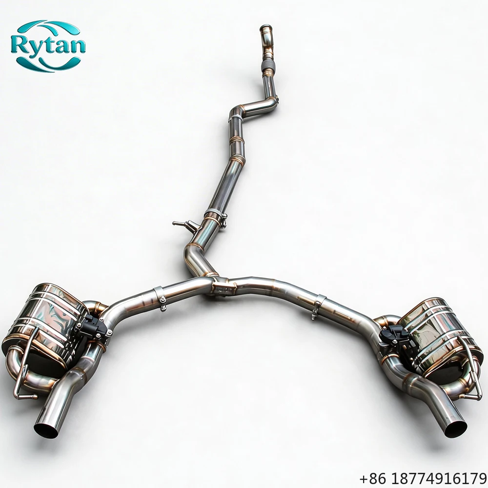 

Exhaust Pipe Exhaust Valved Stainless Steel Valvetronic Exhaust System Catback for 2019-2023 GT50 3.0T