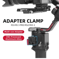 Durable-Cnc Aluminium Alloy Cold Shoe Extension Plate For DJI Ronin RS3/RS3 Pro/RS2/RSC 2 Anti-Destabilization Part