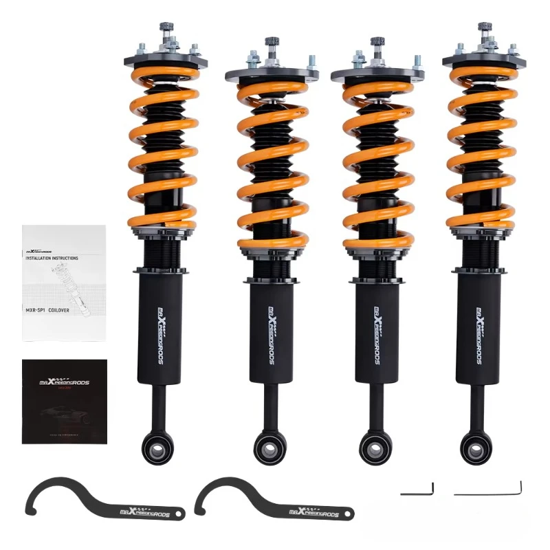 COT6 New Coilovers Suspension Shocks for IS250 IS350 GS300 GS350 RWD 2006-2013 Adjustable Hardness