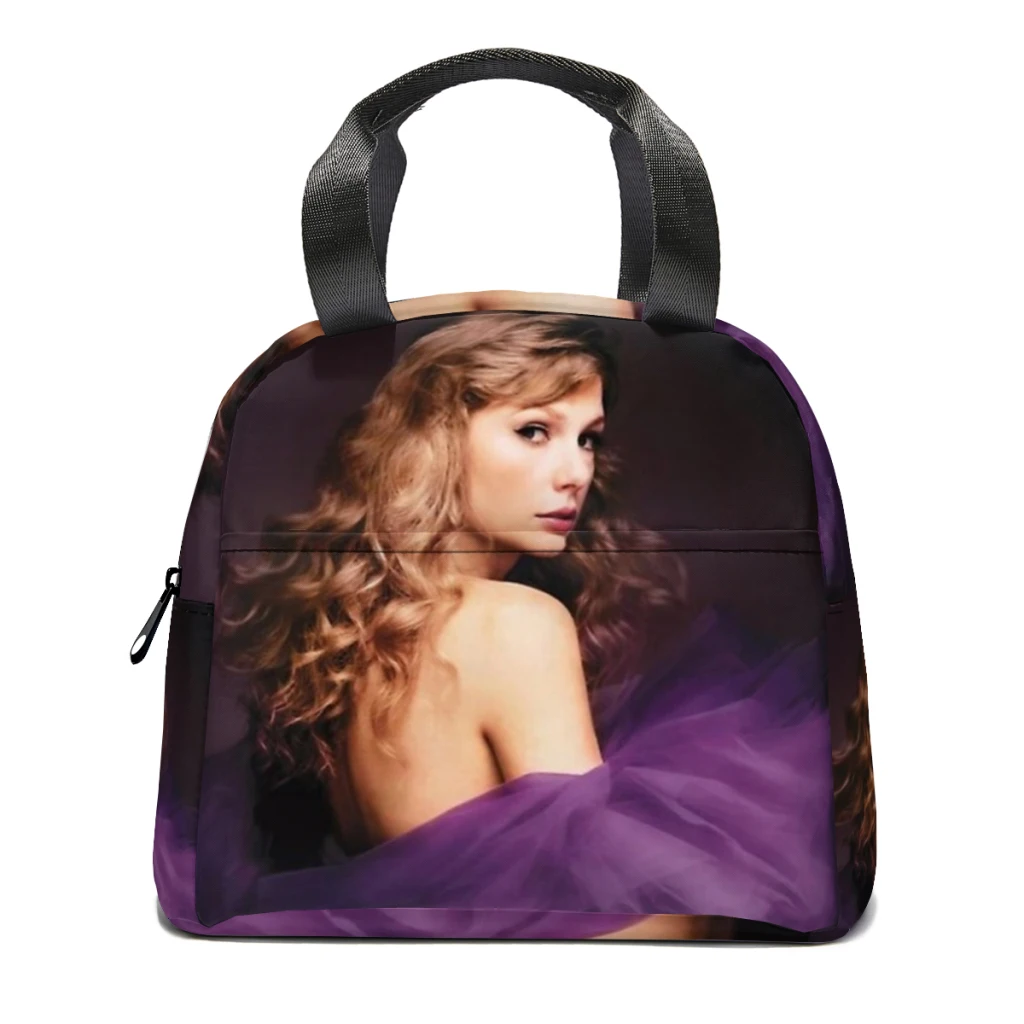 

Speak Now (Taylor's Version) Portable Lunch Bag Food Thermal Box Durable Cooler Lunchbox with Shoulder Strap Picnic Bag Office