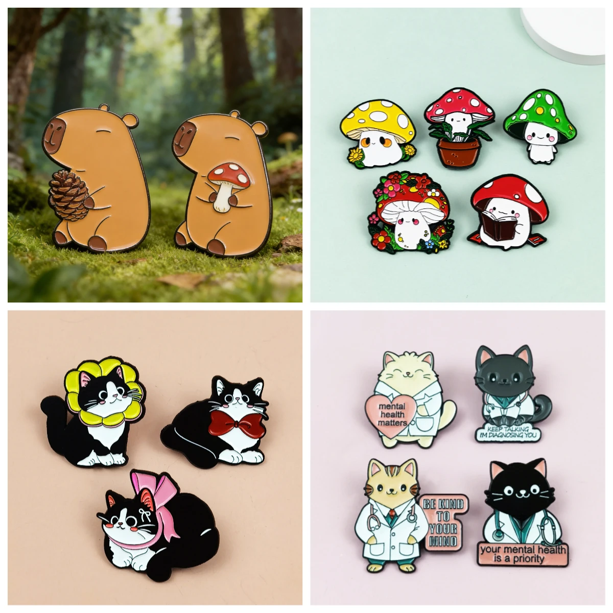 Enamel Pins Pines Cute Animal Dolphin Brooch Collar Needle Clothing Accessories Exquisite Gifts Flowers Women's Brooches Pin