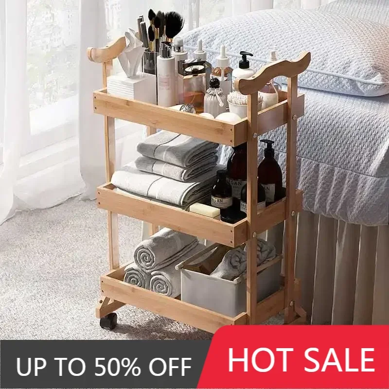 

Professional Household Trolley Storage Cart Wheels Roulette Mobile Salon Furniture Beauty Manicure Support Organizer Barber Tool