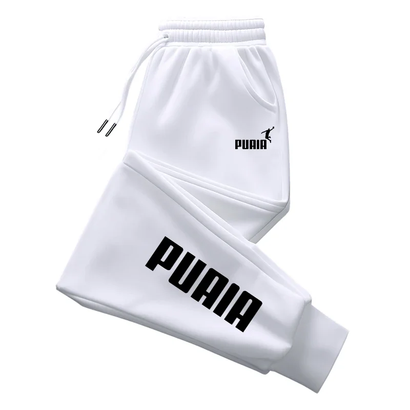 Letter Print Women Pants Autumn Winter New Sport Jogging Trousers Fitness Loose Fit Clothing Solid Color Outfit Streetwear Pants