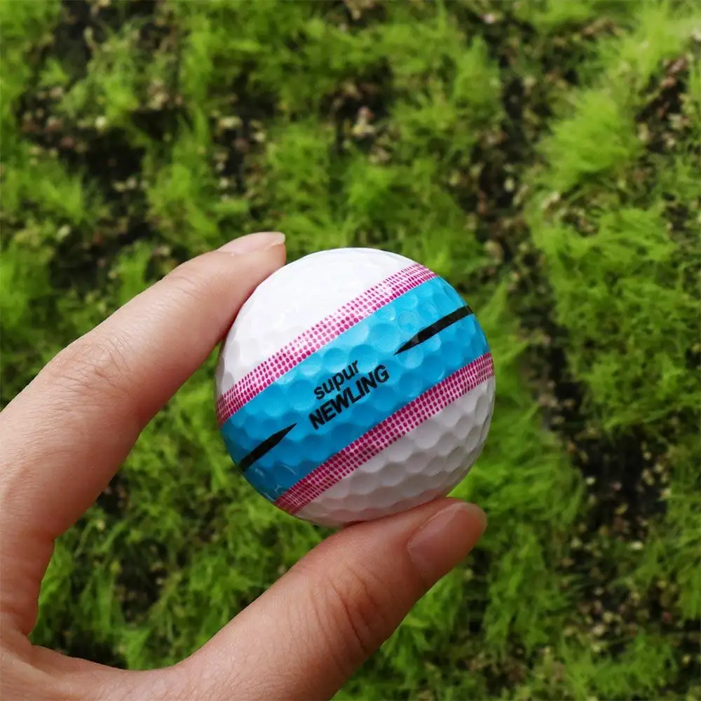 360 ° Aiming Golf Balls Three Layer Sky Blue Golf Three Layer Ball Dark Blue Orange Super Long Distance Golf Ball