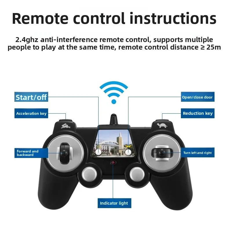 Double Eagle High-Speed Train Toy Fuxing Train Remote Control Electric Train Trackless And Harmonic Model Boy Children'S Gifts