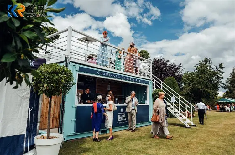 Recipiente de café de alta qualidade, recipiente de transporte de 20 pés, bar, recipiente portátil, cafeteria