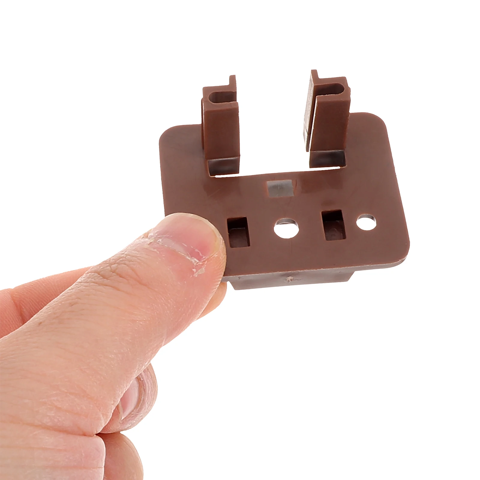 

10 set Drawer Slides Hardware Plastic Track Guides For Center Mount Replacement Smooth Glide Cabinet Desk Dresser Drawers Slide