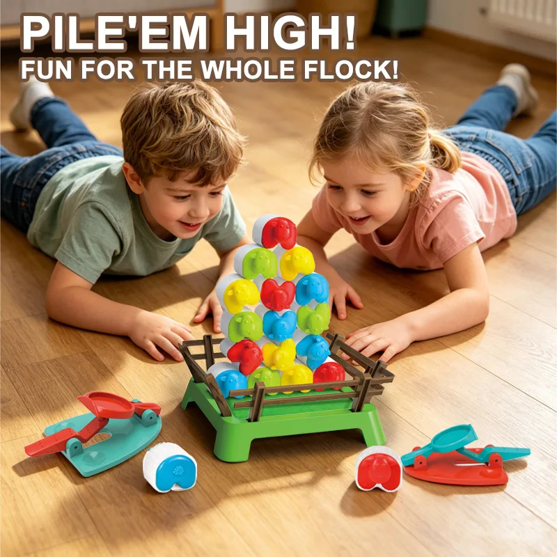 Interactive Jumping Sheep Tabletop Board Game for Kids - Family Party Game for Parent-Child Play Skill Development - view 3