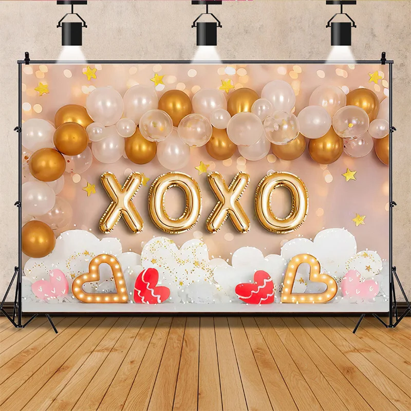 

SHENGYONGBAO Valentine's Day Wedding Photography Backdrops Props Lover Rose Flower Wall Portrait Party Stage Background AL-01