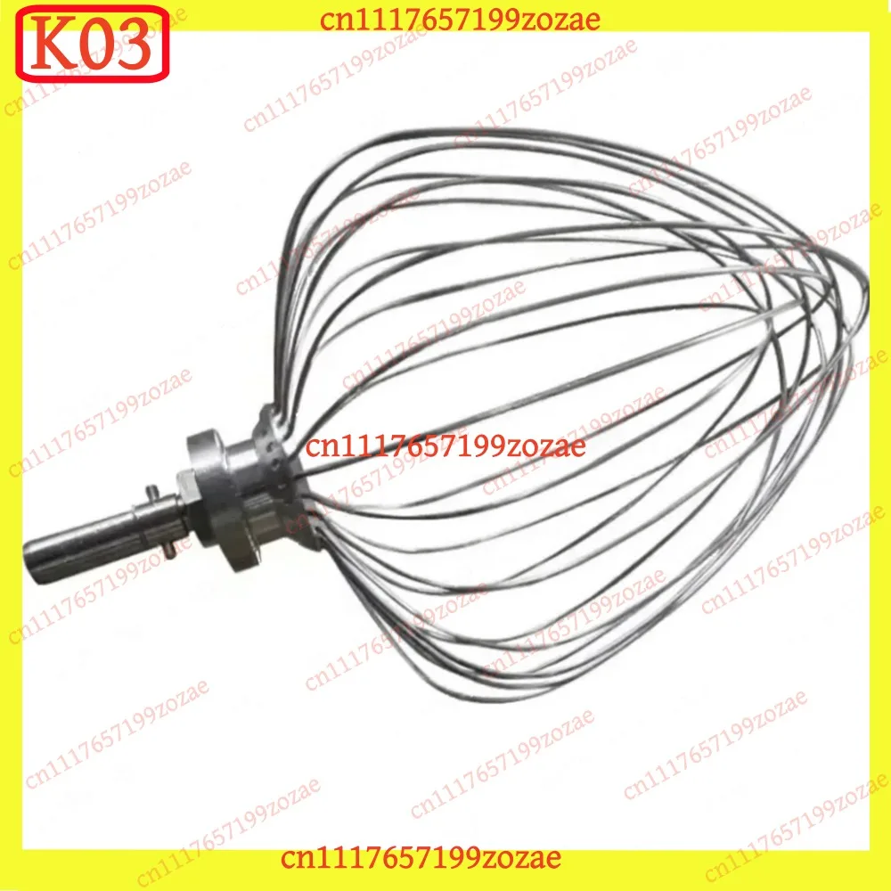 K03 Stainless Steel Egg Beater Mixer Attachment for KMM020 KM060 KMM040 KVL4100 KVL6300, Replacement Parts