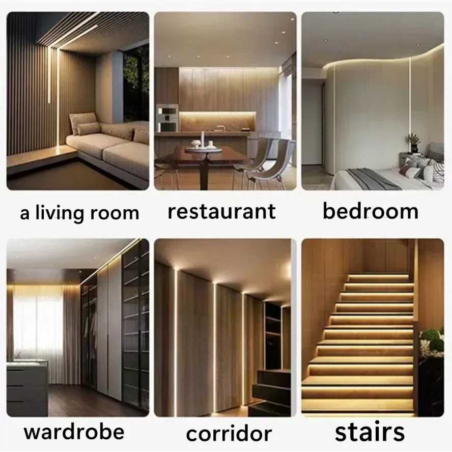 Maximum 10m Per Roll High Bright 220V COB LED Strip Light Flexible Tape Light Smart IC No Need Driver 240 LEDs Linear Lighting