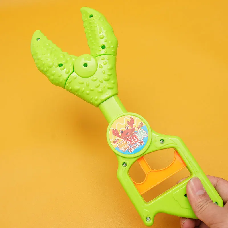 Pince à crabe amusante pour enfants, pince à crabe créative, jouet mécanique à main, farce, pince à crabe, Robot rétractable, jouet de ramassage