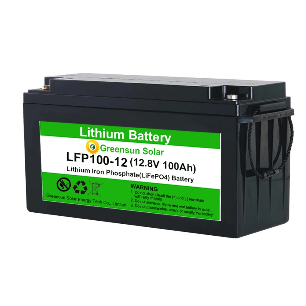 Rechargeable Deep Cycle 12v 150ah 200ah LiFePO4 Batteries  100ah Lithium Battery