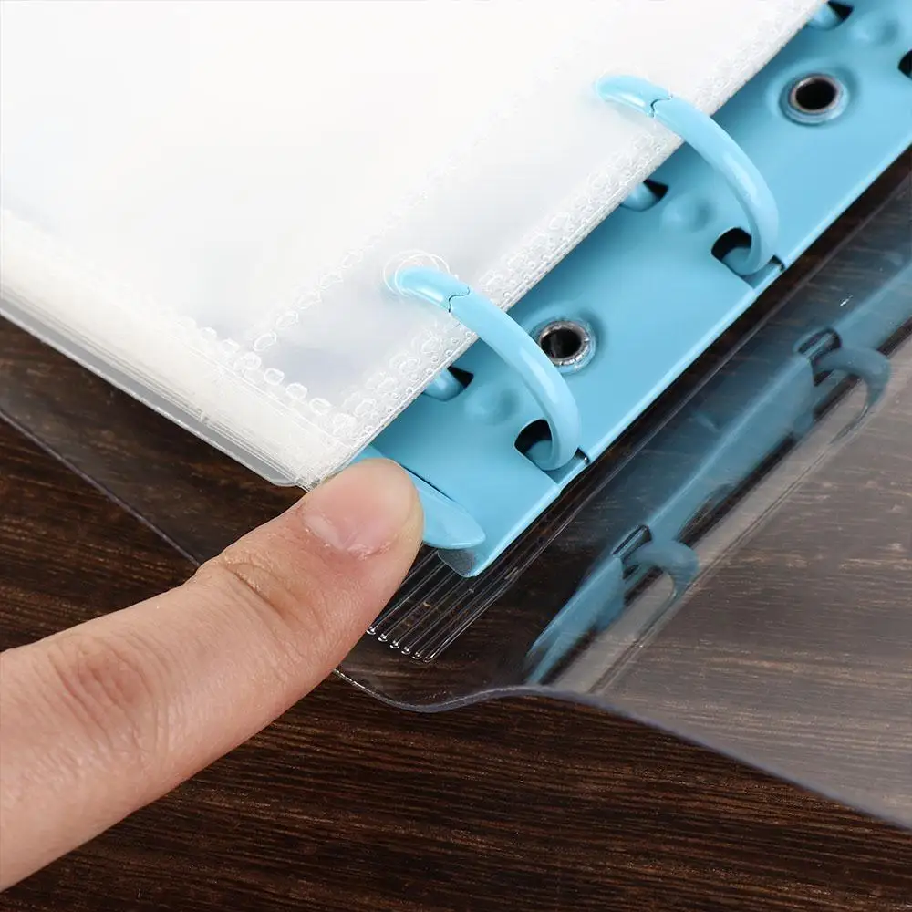 

Waterproof $1000 Money Savings Challenge Binder PVC Button Closure Mini Budget Binder Notebook Portable Durable