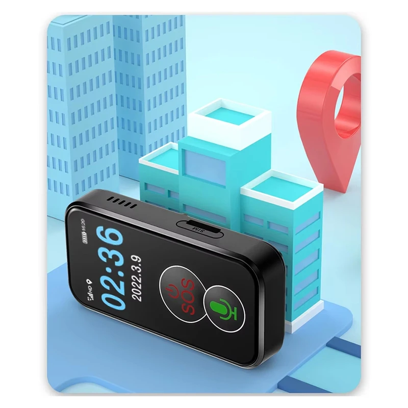 

GPS Tracker Elderly 4G Tracking Tracker SOS Wireless WiFi Caregiver Pager Old People Locator Fall Alert Tracker IP67 Anti Lost