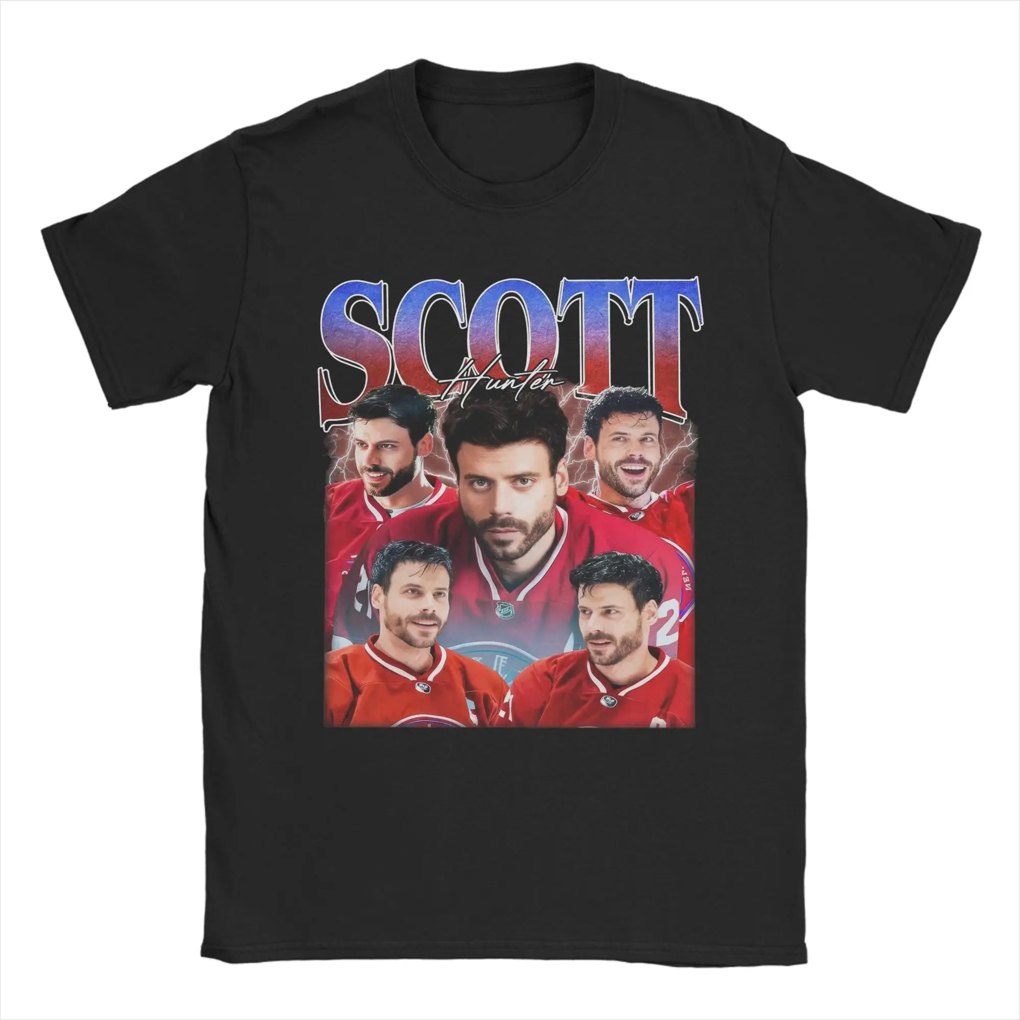 Scott Hunter T-Shirts Men  Novelty 100% Cotton Tees O Neck Short Sleeve T Shirts Graphic Clothing