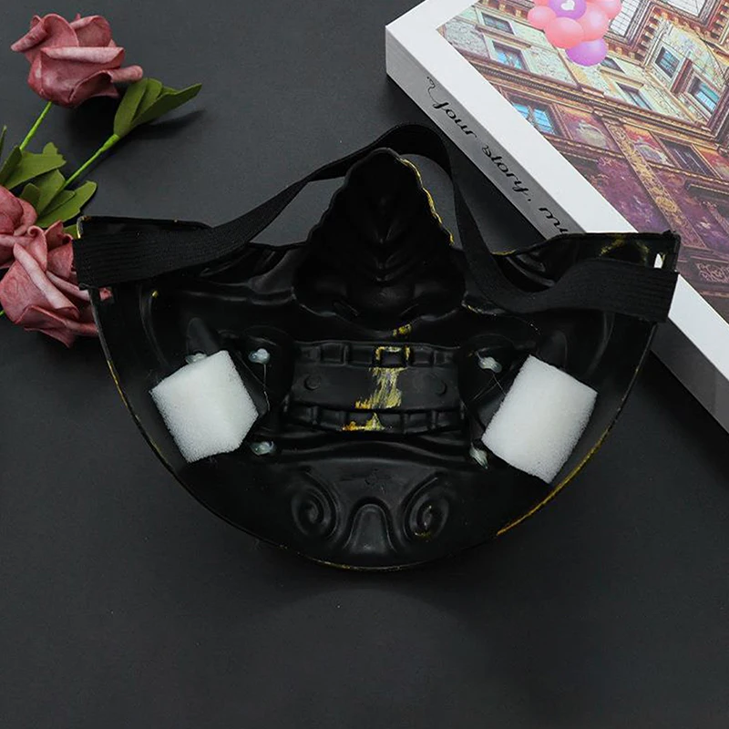 

Hot Sale Japanese Samurai Oni Demon Mask Halloween Demon Samurai Cosplay Horror Prajna Killer Masks Party Costume Props
