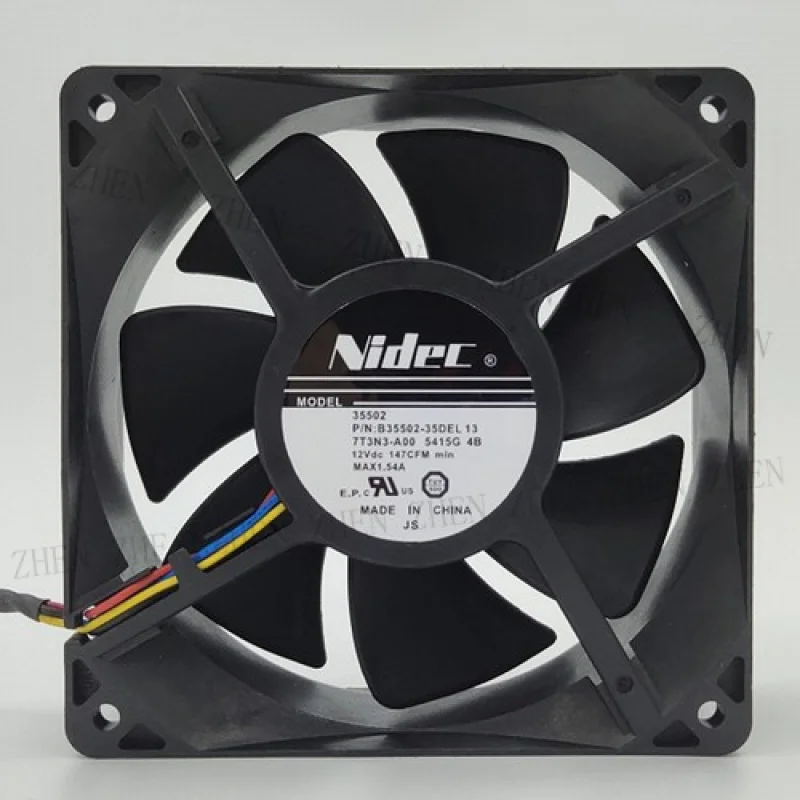 

Y 1 шт. для Nidec B35502-35DEL13 7T3N3-A00 DC12V 1,54A 12038 охлаждающий вентилятор # XR