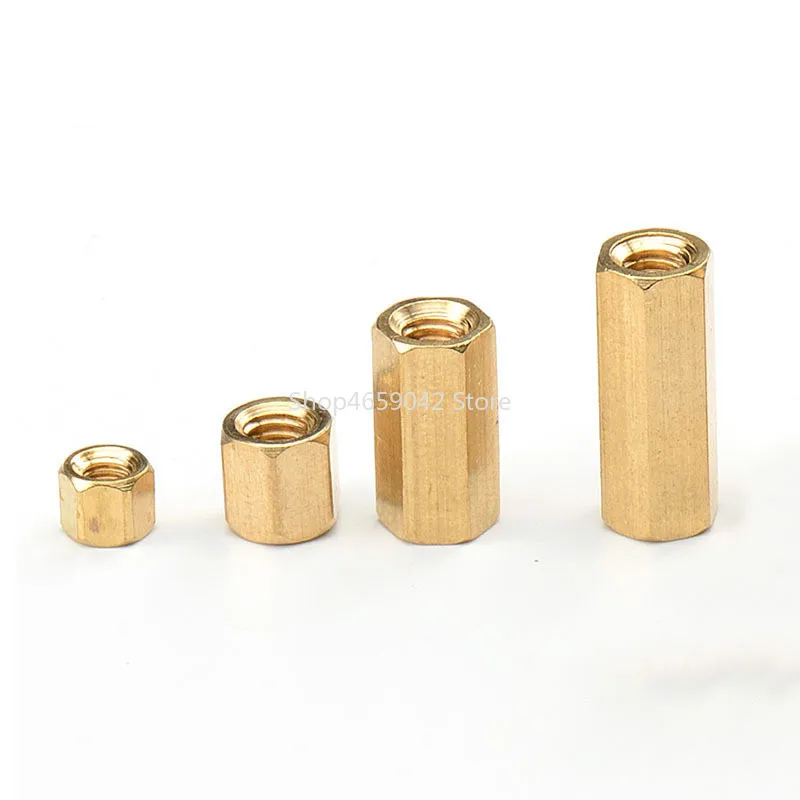 

20PCS/LOT M3 Hex Screw M3 Female Hexagonal Brass PCB Standoffs Spacers Screw M3*4/5/6/7/8/10/12/15/20mm