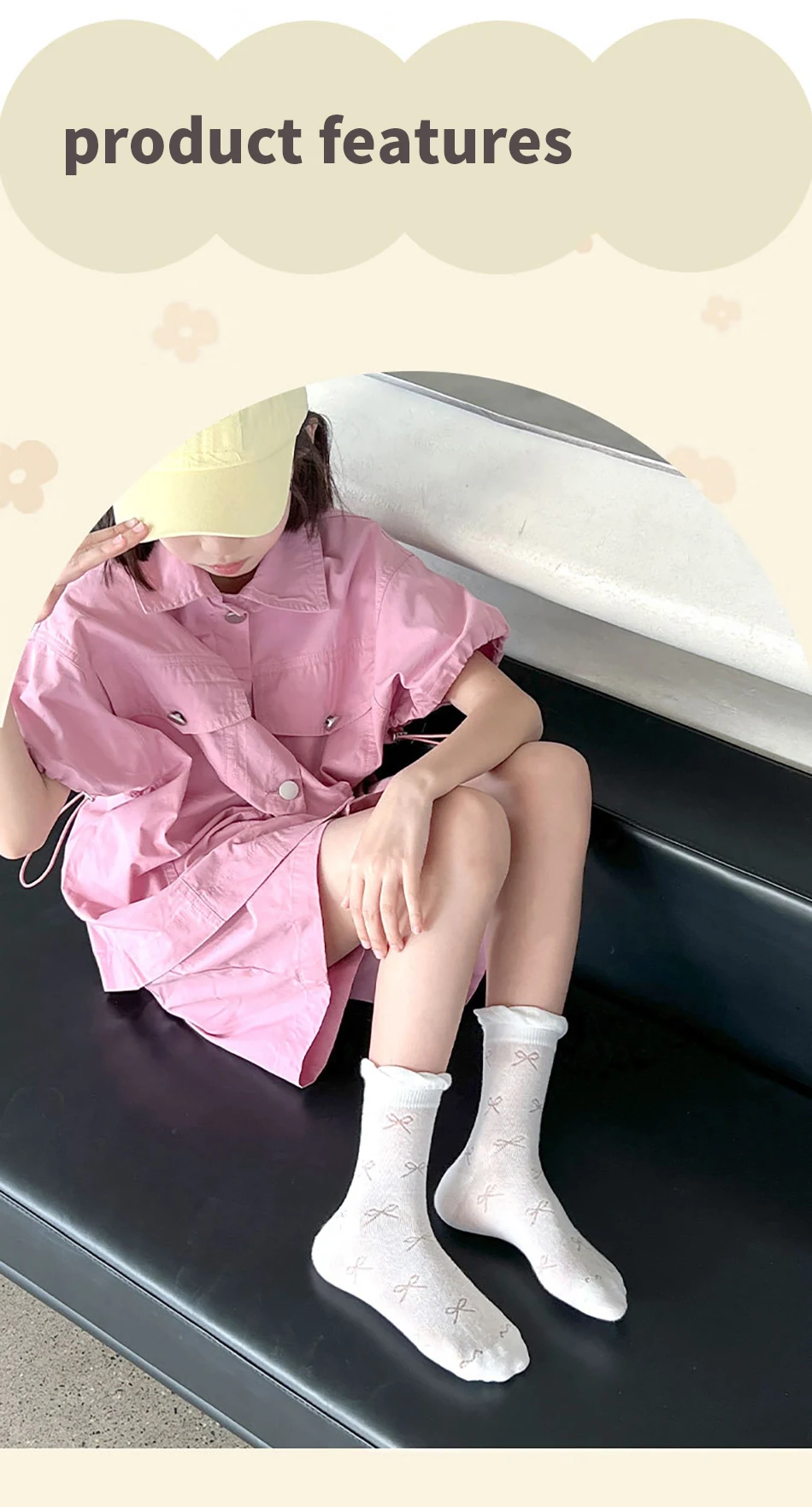 5 Paare/paket Mädchen Prinzessin Spitze Socken Sommer Dünne Weiße Lolita Ankle Socken Atmungsaktive Strumpf für Kinder Kinder Casual Kleidung – Detail 10