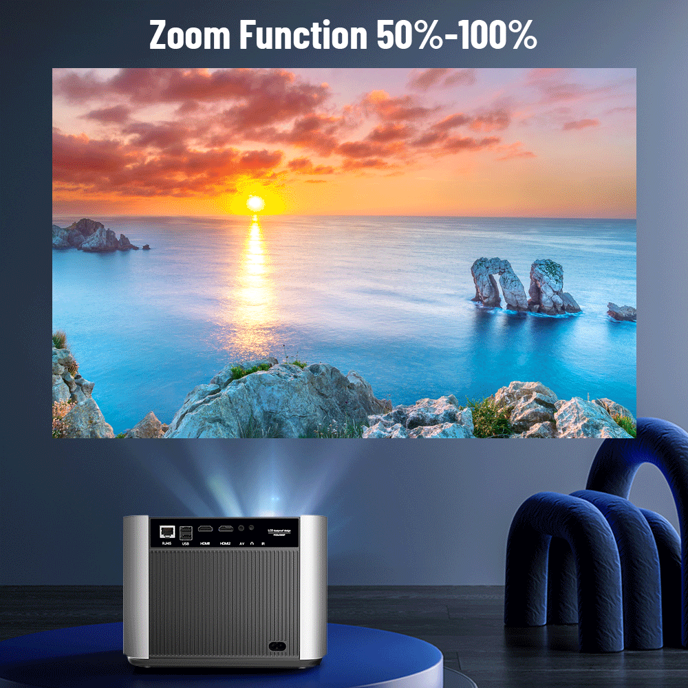 ThundeaL TDA6 Full HD Projektor 1080P 2K 4K Video Heimkino Autofokus 5G WLAN Android Projektor TDA6W 3D Tragbarer Beamer – Detail 20
