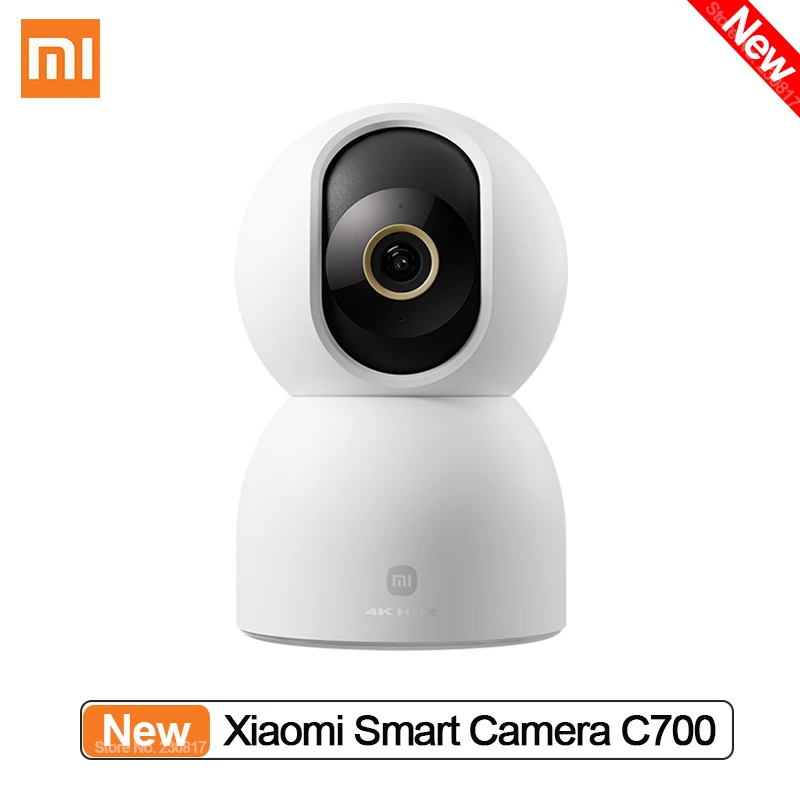 New Xiaomi Smart Camera C700 8MP 4K Ultra HD Low Light Full-color Baby Cry Detection Two-Way Voice Call Surveillance Camera