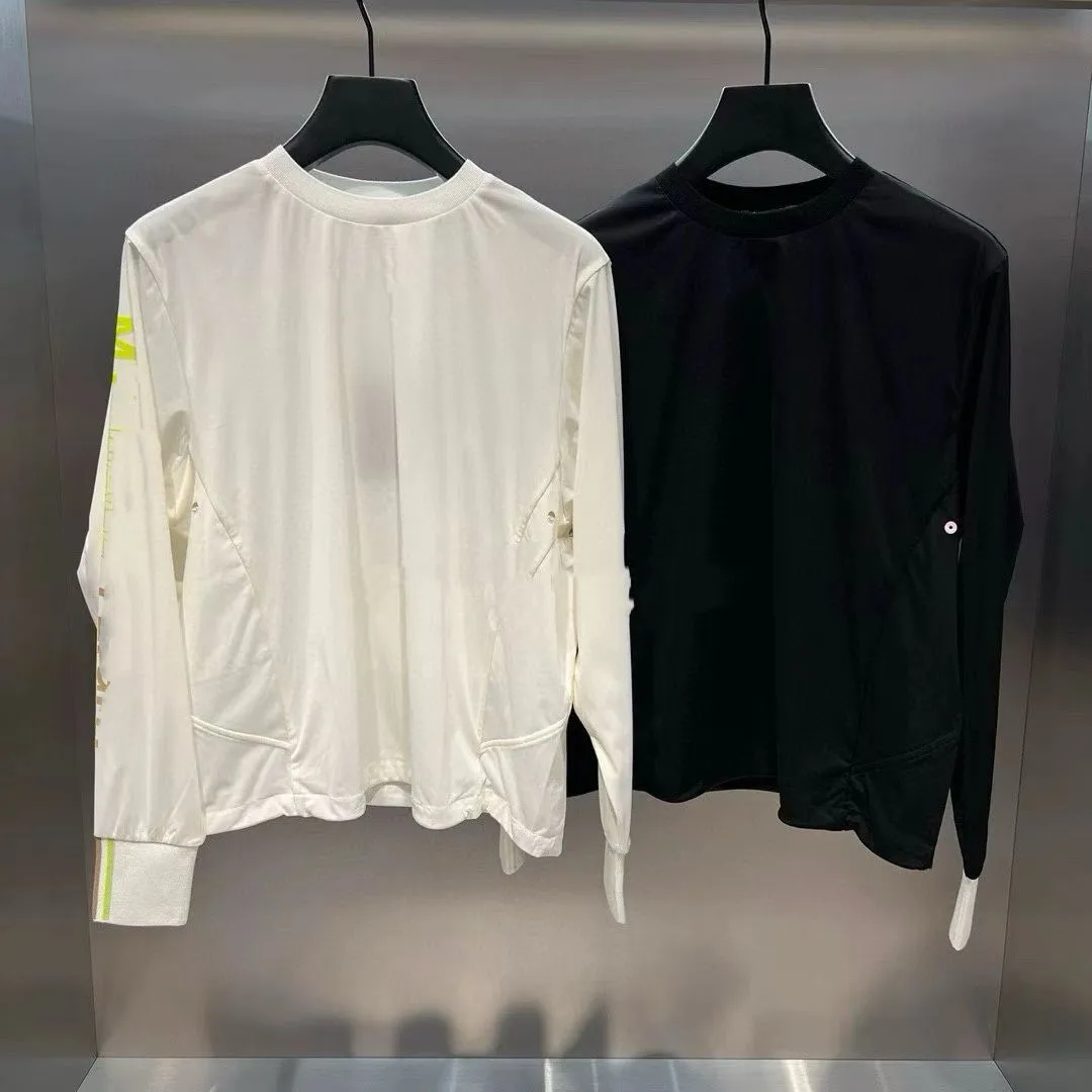 

Женская термофутболка для гольфа с длинным рукавом и круглым вырезом, теплая спортивная кофта, модная одежда для гольфа, коллекция Осень-Зима 2026