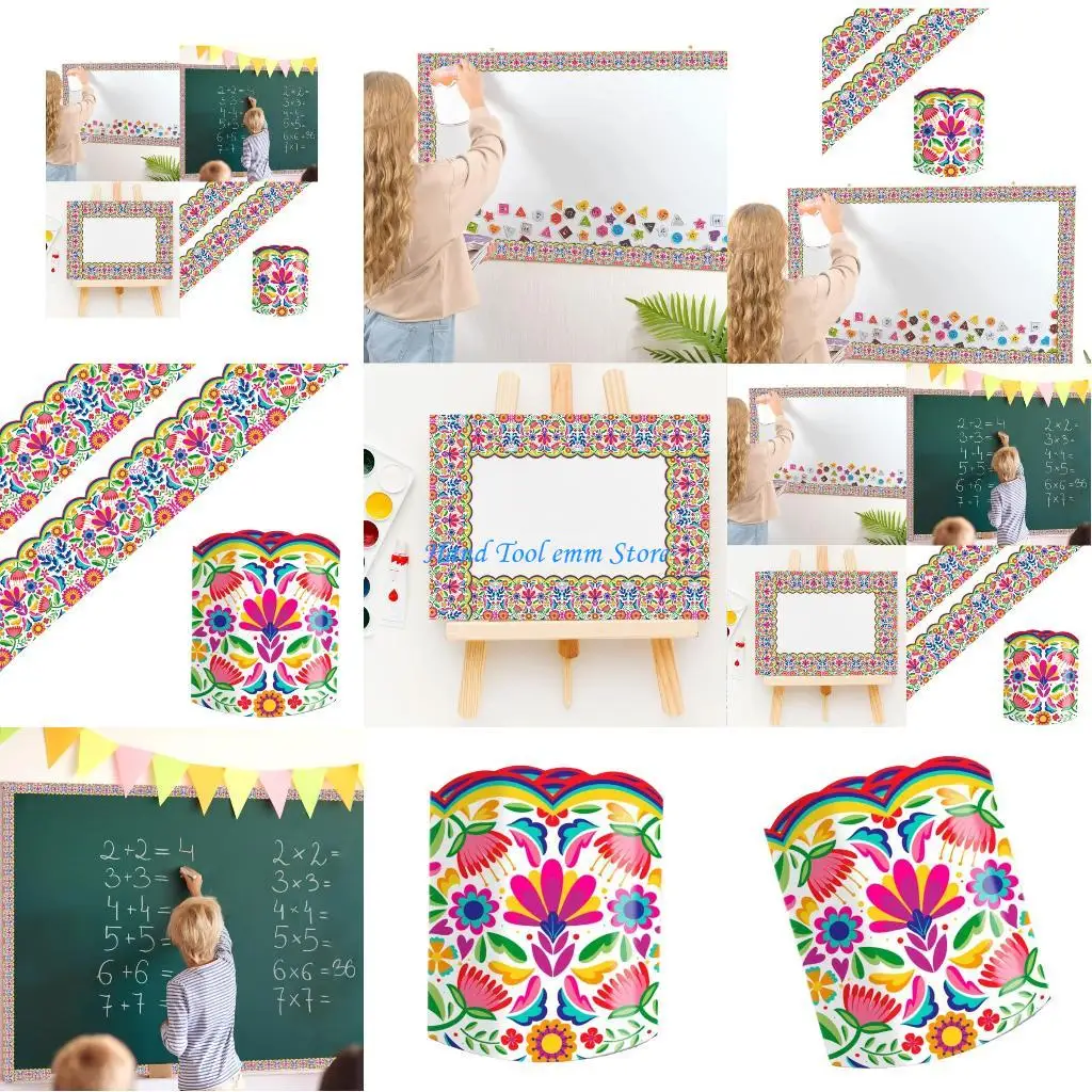 H37F السبورة الحدود نشرة الحدود لوحة الملصقات الديكورات لوحة الإعلانات الحدود #1