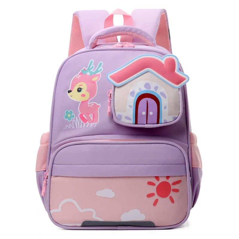 Cartoon Kindergarten Grundschule Leichte Wasserdichte Multifunktionale Große Kapazität für Rucksack Jungen Mädchen Schule Büchertaschen