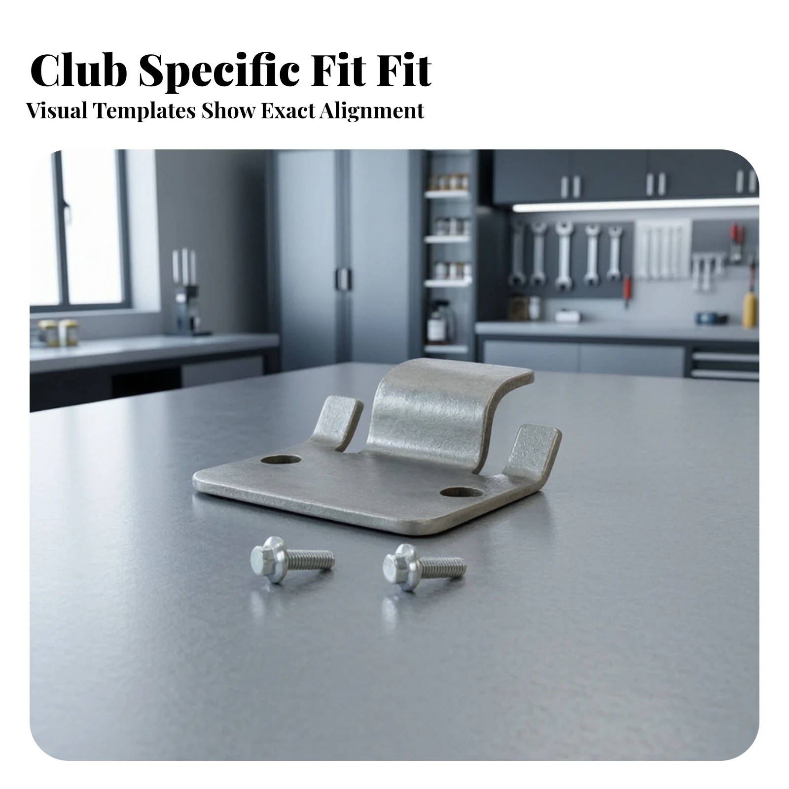 Seat Cushion Buckle with Screws Rust-Resistant Seat Cushion Buckle Clamp Heavy-Duty Hardware Secure for Mechanics