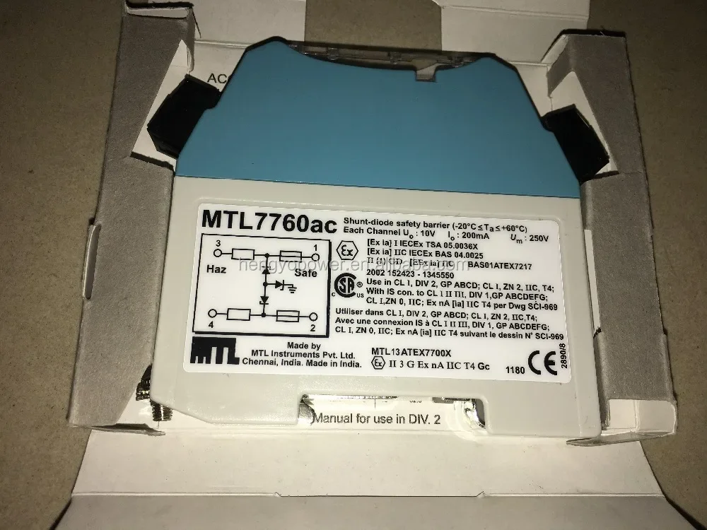 MTL7700 Series DIN-rail Mounting Safety Barriers MTL7760ac