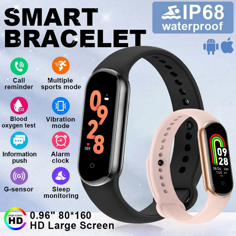 

LIGE Смарт-часы с напоминанием о вызове, браслет, фитнес-часы для женщин и мужчин с монитором сердечного ритма, трекер сна, водонепроницаемый шагомер