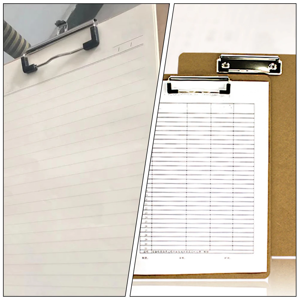 

5 Pcs Wooden File Folder Nurse The Office Writing Boards Letter Size Clipboards