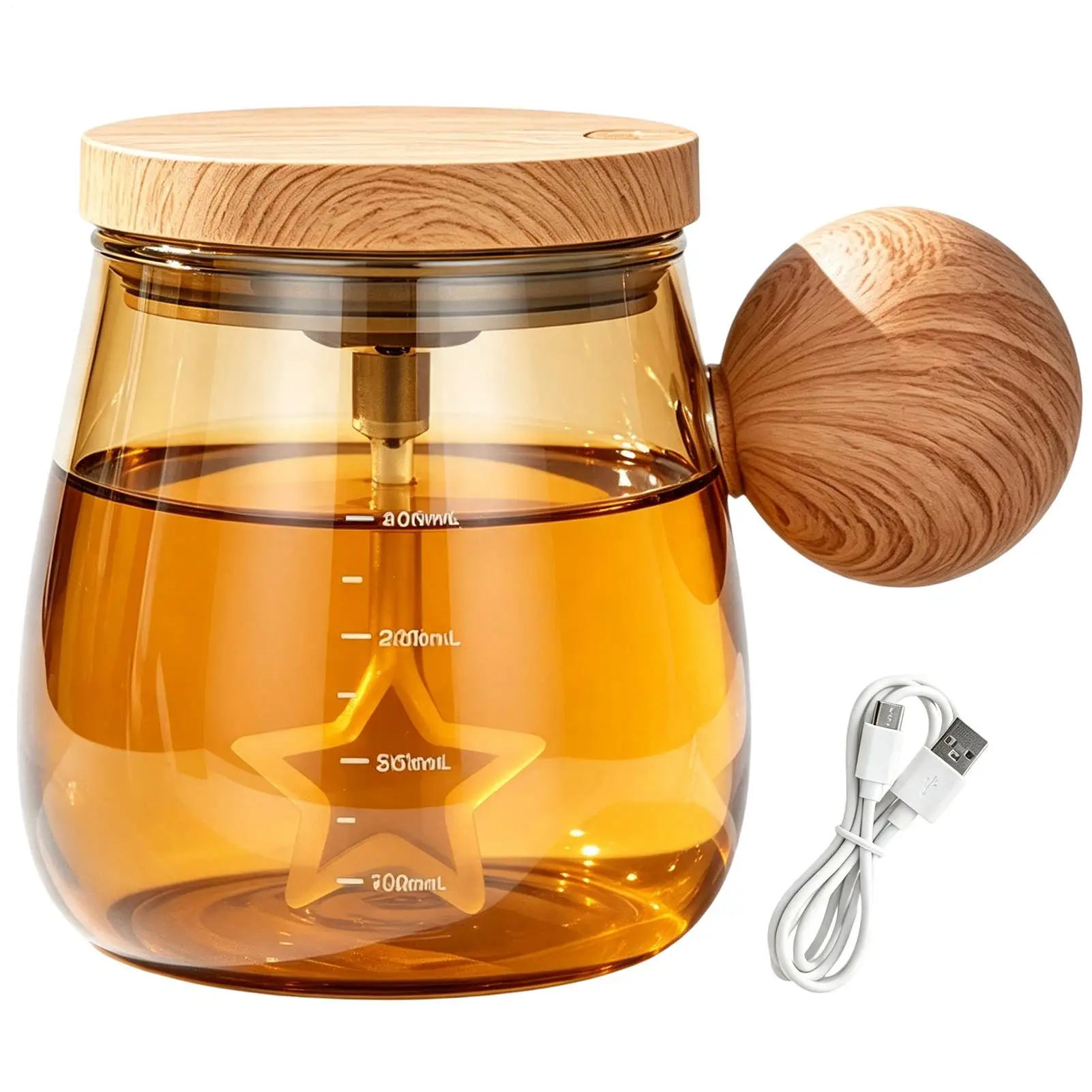 Electric Mixing Cup Rechargeable Portable Comfortable Grip Shaker Automatic Mixer Protein Cup For Home Gym Commuting Travel Dorm